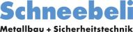 Logo Schneebeli Metallbau + Sicherheitstechnik AG