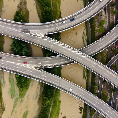 Les communes bénéficient de routes nationales bien desservies